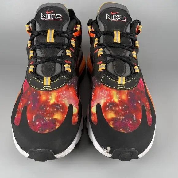 Nike Air Max 270 React Supernova 2020 Men’s 8.5 Orange Running Sneakers Athletic - Picture 2 of 9